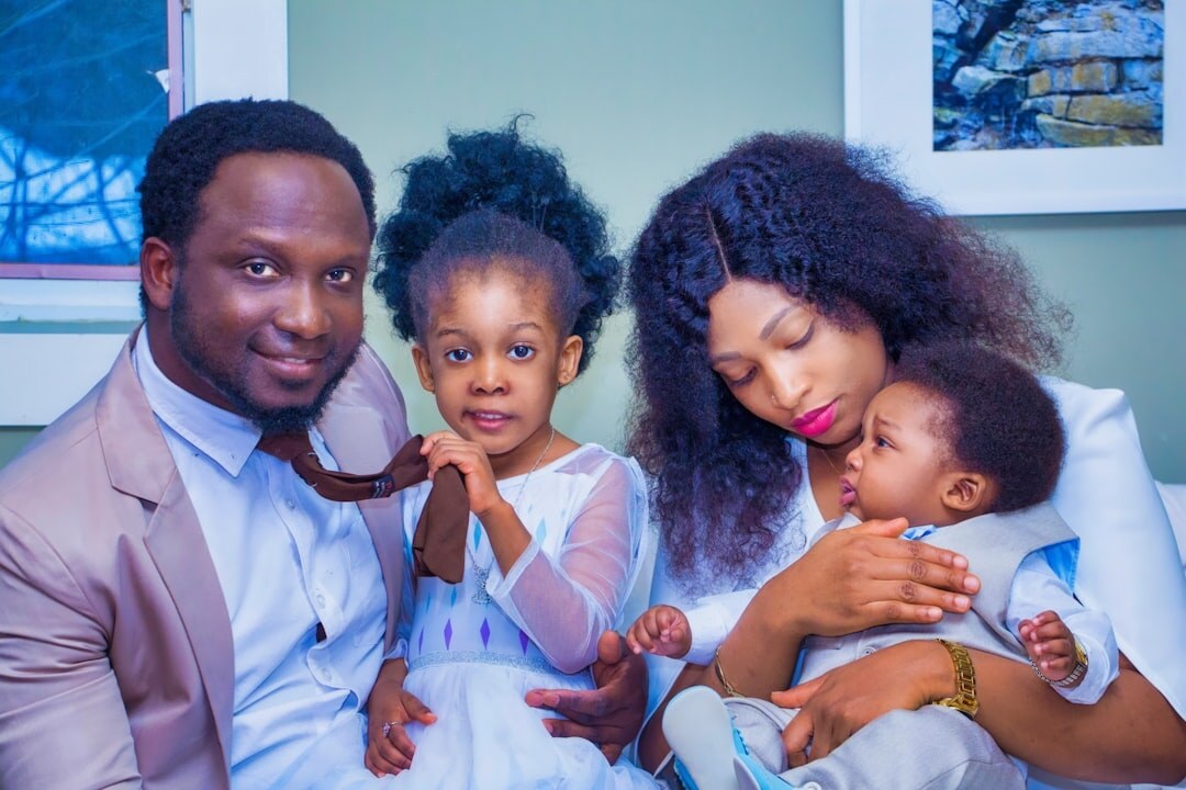 champion with family